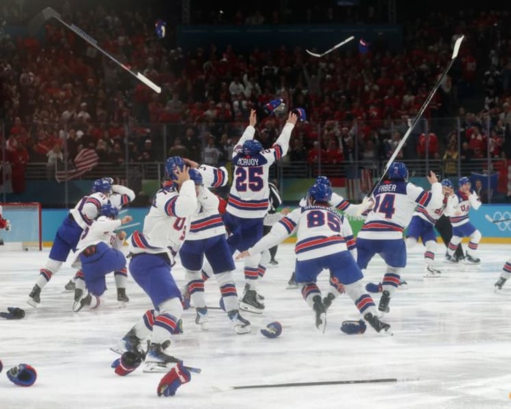 Ice hockey-US beat Canada in overtime thriller to end 'golden drought'