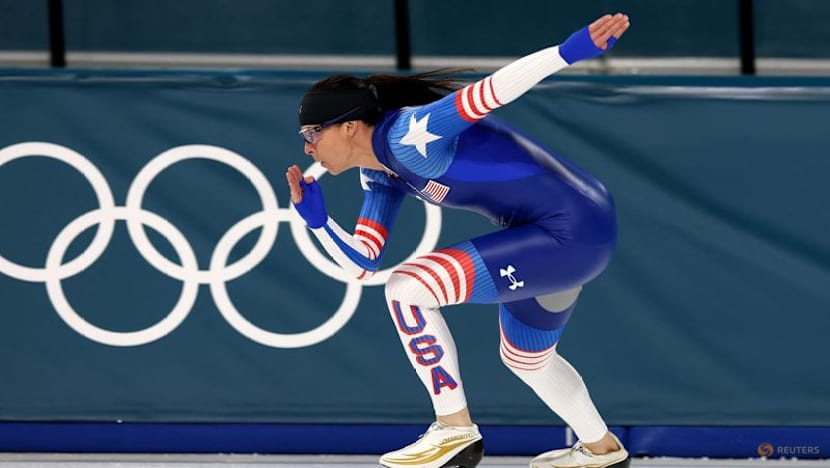 Speed skating-American Bowe savours final ride as Games career winds down