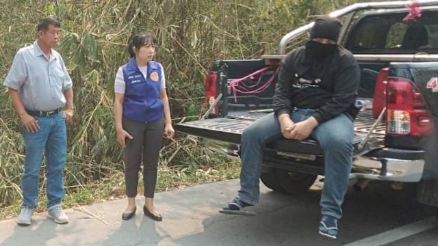 为取乐纵火烧山 泰国男子被捕