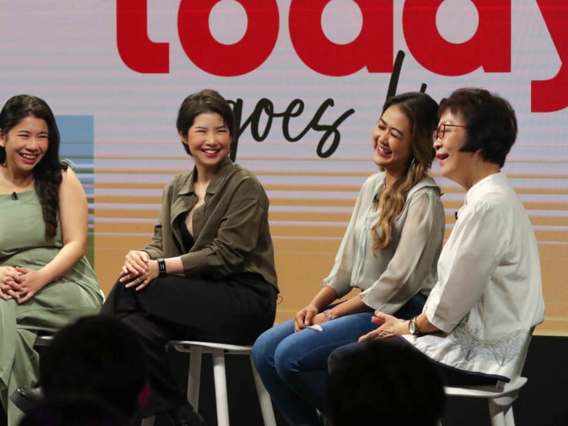 From left: TODAY journalist Loraine Lee; Ms Melissa Ng, chief executive officer of Bravely; mental health advocate Syimah Jasni; and Ms Chew Lee Ching, vice-president of Association of Small and Medium Enterprises, at TODAY's Live webinar on Nov 14, 2022. From left: TODAY journalist Loraine Lee; Ms Melissa Ng, chief executive officer of Bravely; mental health advocate Syimah Jasni; and Ms Chew Lee Ching, vice-president of Association of Small and Medium Enterprises, at TODAY's Live webinar on Nov 14, 2022.
