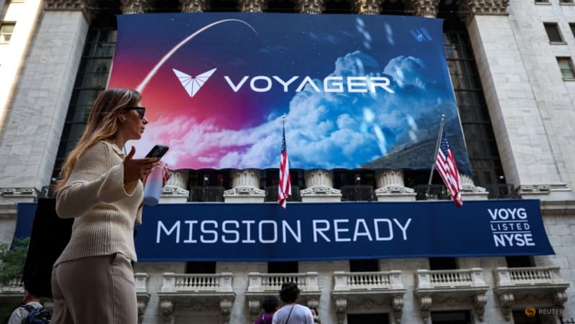 Space tech firm Voyager valued at $3.8 billion as shares surge in NYSE debut Space tech firm Voyager valued at $3.8 billion as shares surge in NYSE debut