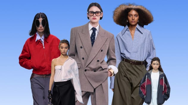 Classic menswear is one of this season’s key trends – for women