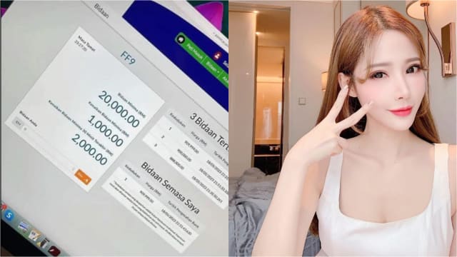 豪掷近百万令吉投标车牌 马国美女网上走红