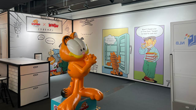 每周精选：加菲猫和怕输先生主题 卡通漫画临时图书馆