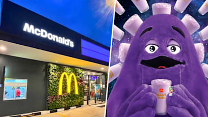 Years After Viral Trend, You Can Now Finally Try McDonald’s Grimace Shake In Singapore 