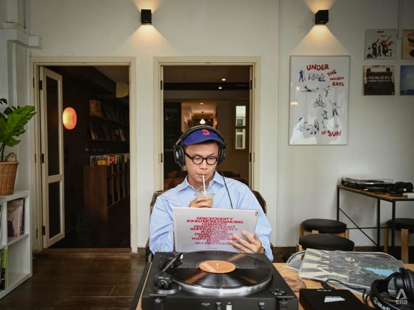 At Slow Boat, a vinyl listening cafe in Tanjong Pagar inspired by Japanese 'jazz kissa', enjoy music with drinks