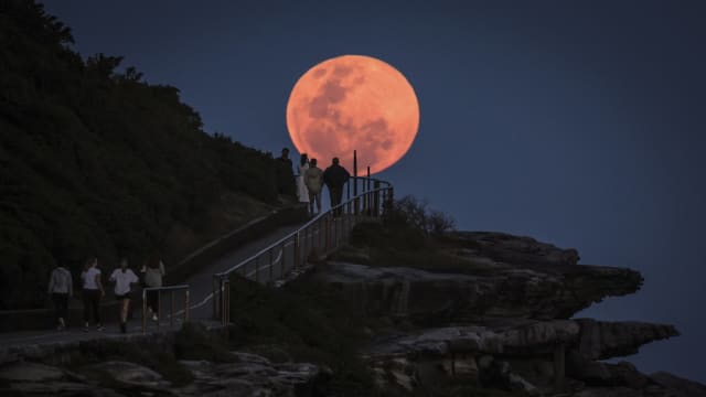 各地“举头望明月” 今年最大月亮猎人月登场  