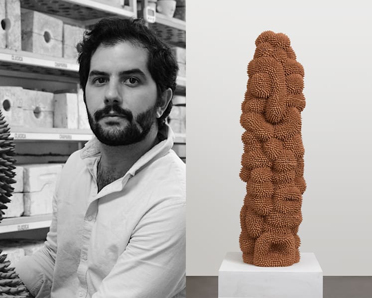 Mexican artist Andres Anza is the winner of the Loewe Foundation Craft Prize 2024 