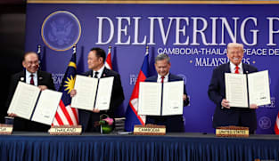 Disaksikan Donald Trump, Thailand-Kamboja teken perjanjian damai