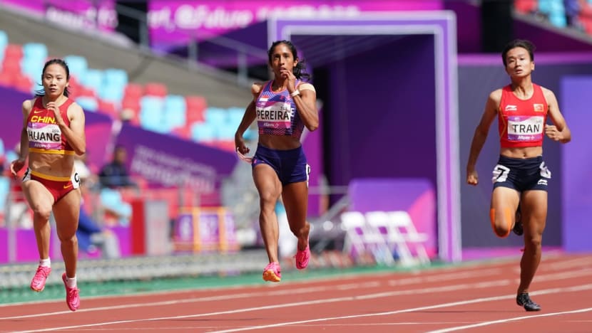 Singapore's Shanti Pereira tops 200m heats, qualifies for final at Asian Games Singapore's Shanti Pereira tops 200m heats, qualifies for final at Asian Games