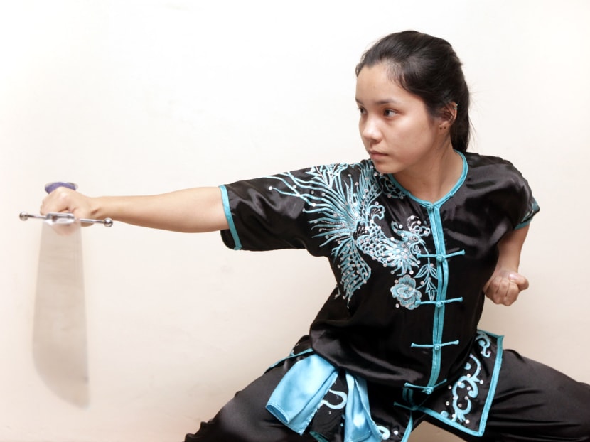 National Wushu athlete Emily Sin Min Li