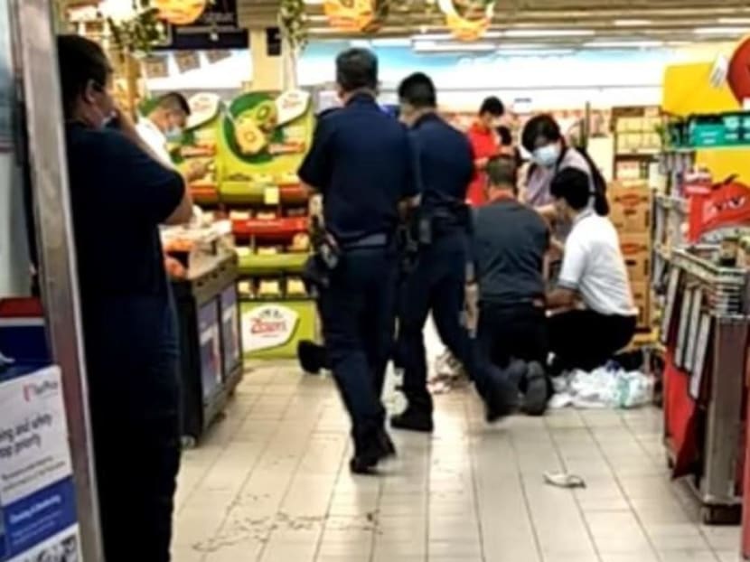 James Teck Jing You was jailed three-and-a-half years and given eight strokes of the cane for slashing 23-year-old Lee Jing Chwen with a knife at Boon Lay Shopping Centre on Oct 7, 2020.