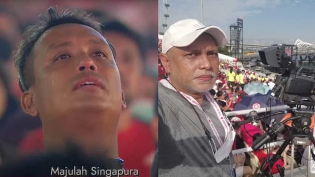 意外拍到男子唱国歌飙泪 摄影师高呼很幸运