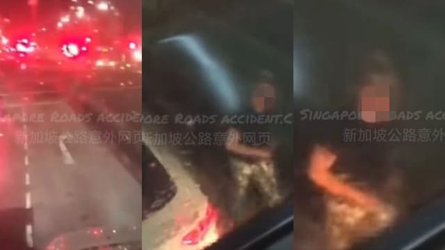 指男子挡住巴士还屡次锤打车窗 新捷运已报警