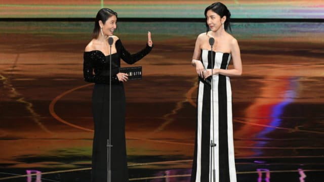 【金钟57】合体颁奖　林心如、杨谨华台上互撕
