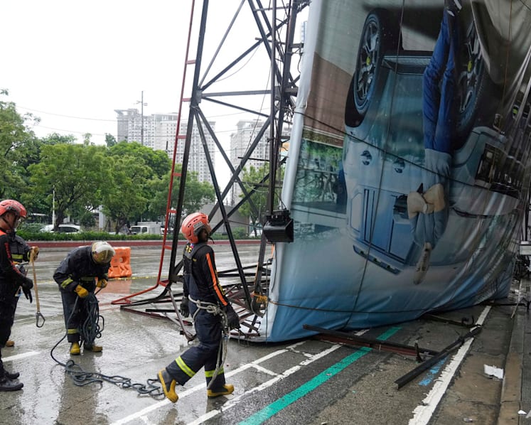 Tropical storm Wipha threatens southern China after battering Taiwan and the Philippines