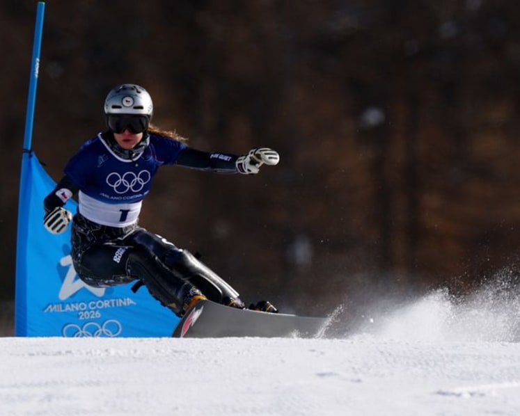 Snowboard-Austria's Karl retains Olympic title in parallel giant slalom