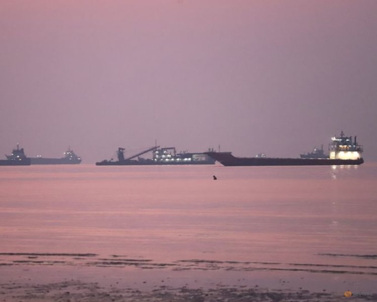 Iran says four tankers on fire after hitting mines in Strait of Hormuz 