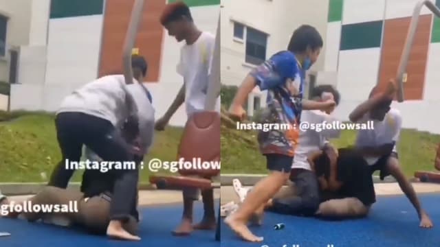 少年遭围殴视频疯传 八名少年少女协助警方调查