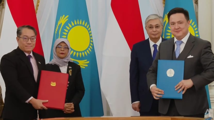 Singapore and Kazakhstan sign 4 agreements during President Halimah Yacob’s state visit Singapore and Kazakhstan sign 4 agreements during President Halimah Yacob’s state visit