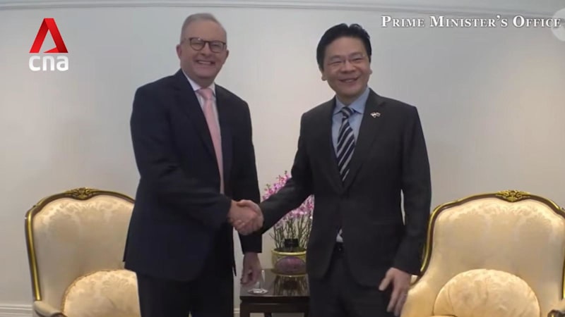 Singapore, Australia agree to step up cooperation on energy, critical supplies 