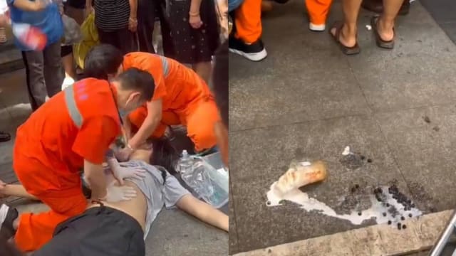 边走边喝泡泡茶被“珍珠”卡喉 四川少年不幸身亡