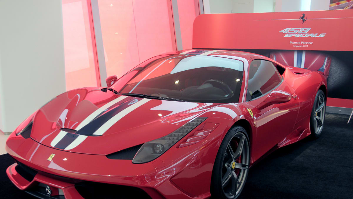 The Ferrari 458 Speciale debuts in Singapore - TODAY