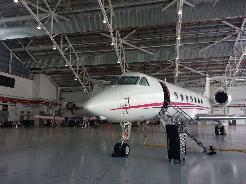 Jet Aviation’s MRO hub in Singapore is its third largest globally. Photo: Wong Wei Han