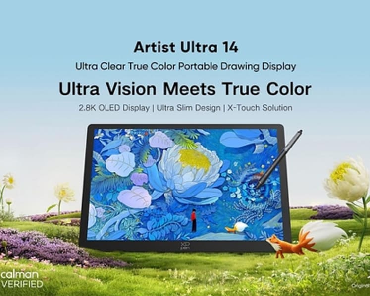 XPPen Unveils Artist Ultra 14, Bringing Professional Drawing Performance to a More Portable Form Factor