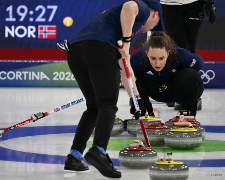 Curling-Britain defeat rivals Norway as mixed doubles launches Games