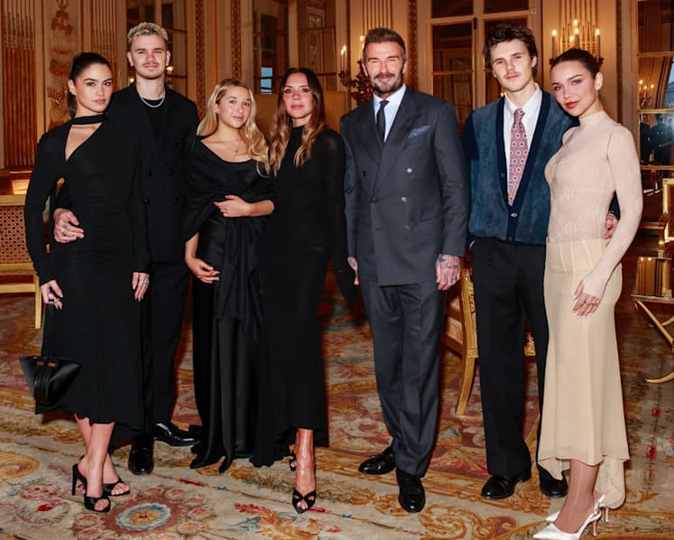 Victoria Beckham honoured in Paris amid family rift
