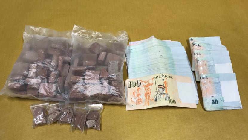 4 arrested, almost 1kg of heroin seized after drug bust at Yishun - CNA