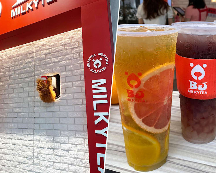 S’pore Bubble Tea Kiosk Hires Deaf Staff Who Serve Drinks Through A Hole-In-The-Wall