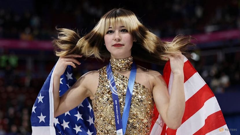 Figure skating-Dazzling Liu strikes gold to end US women's Olympic medal drought