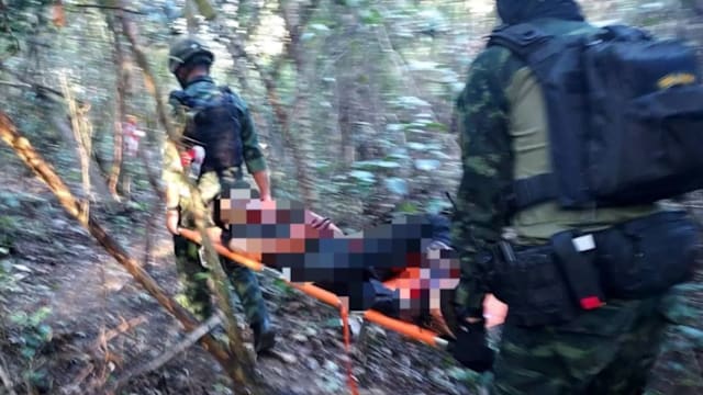 中国公民在泰柬边境踩地雷受伤