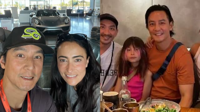 吴彦祖10岁女儿正面照曝光　粉红挑染发型超前卫