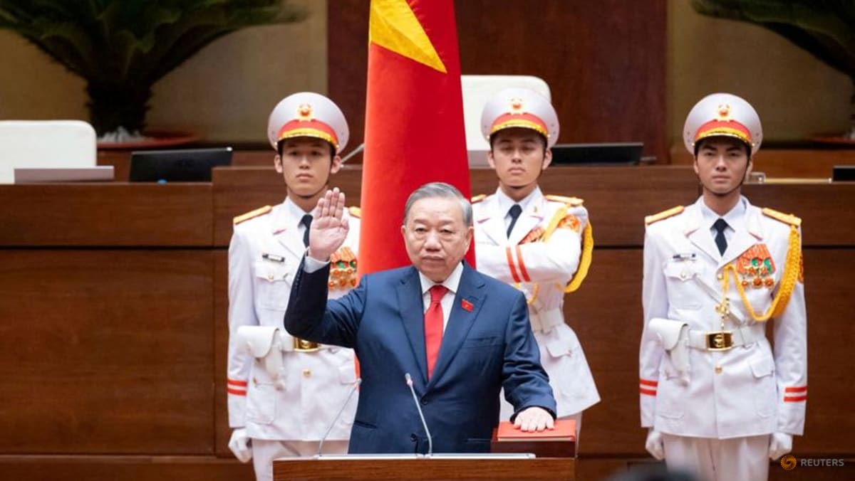 Vietnam's top leader To Lam arrives in China for first state visit