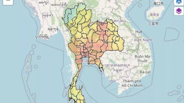 泰国空气污染加剧 多个地区PM2.5浓度严重超标