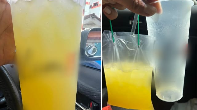 摊称塑料袋装不下 男子要多付0.80元买杯外带柠檬水