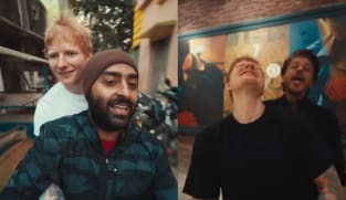 Ed Sheeran teams up with Arijit Singh for new single, Sapphire. Music video features cameo by Shah Rukh Khan