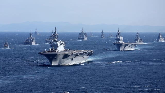 日本20年来首办国际阅舰式