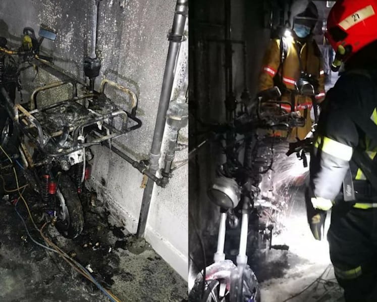 About 90 people evacuated after e-bike catches fire in MacPherson HDB block