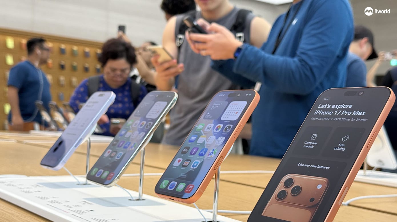 iPhone 17今天开始发售。（图：董励萱）