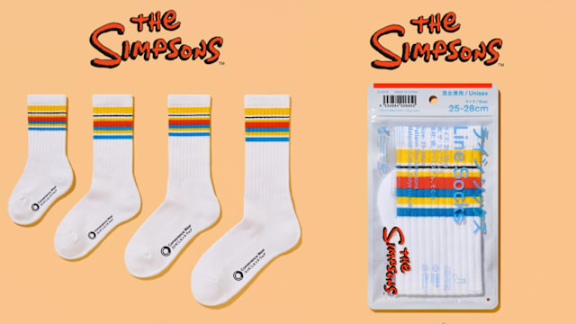 日本FamilyMart又出神物：The Simpsons联名袜太可爱