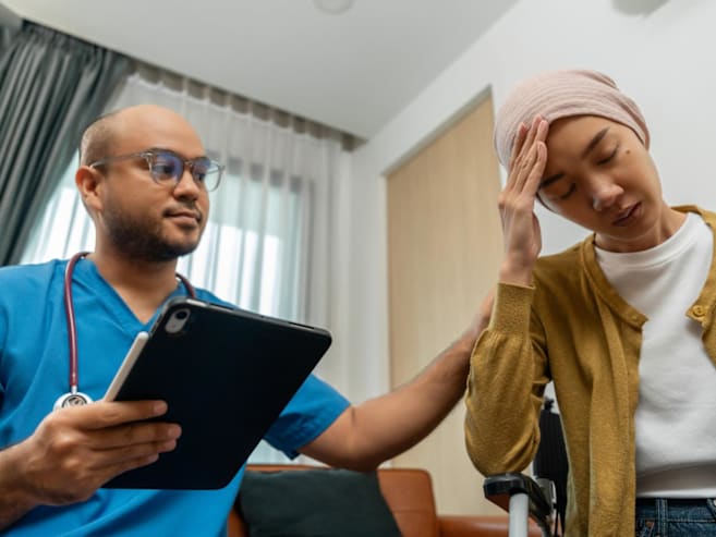 How patients can manage cancer fatigue at work and home – and how caregivers can help