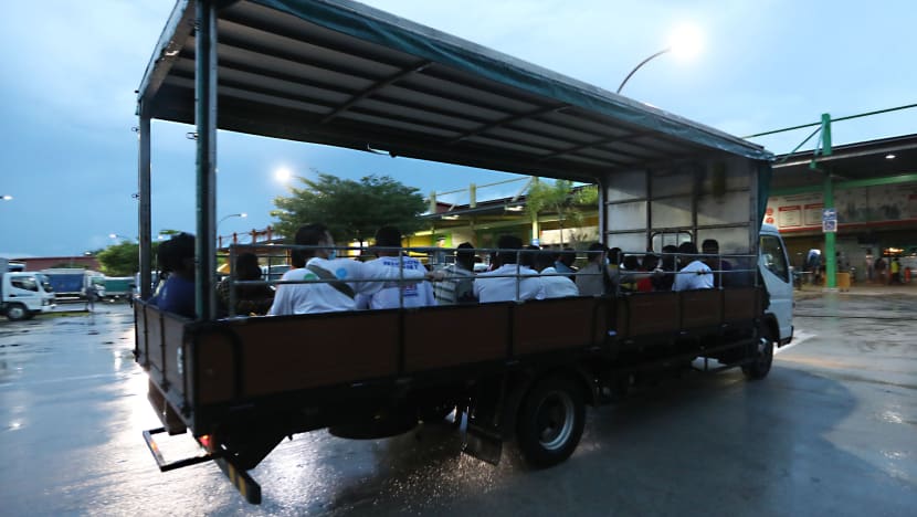 Speed limiters, co-drivers among new measures to improve safety when transporting workers on lorries: Amy Khor