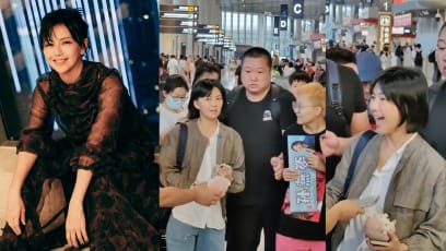 “She Truly Is Our National Treasure”: Stefanie Sun Looked Surprised To Be Greeted By Fans At Overseas Airport