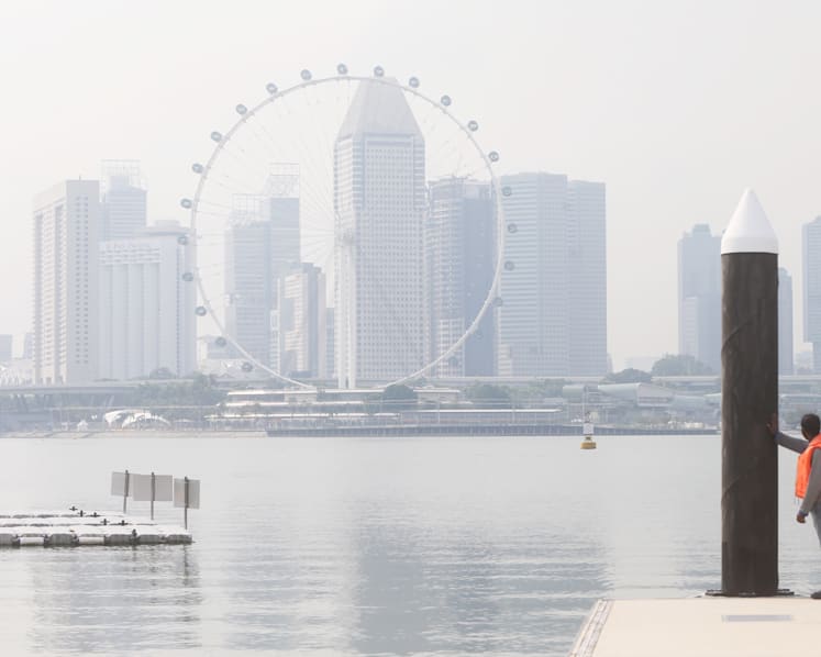 Hazy conditions expected over parts of S'pore for second straight day due to Johor hotspot