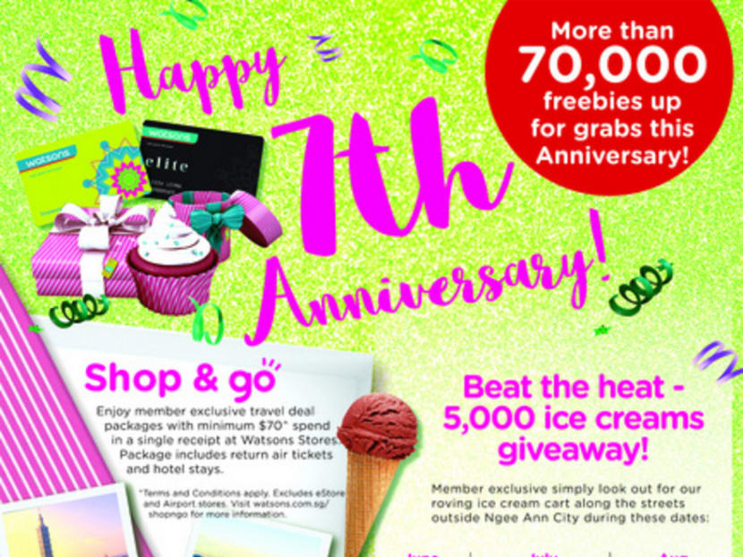 Benefits just for Watsons members