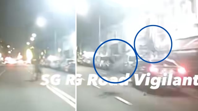 芽笼发生肇事逃逸 两人过马路被撞飞